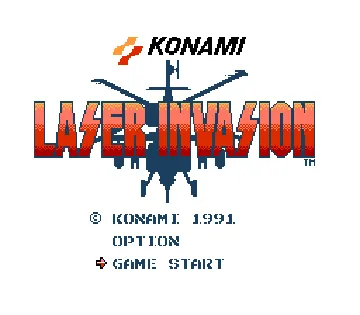 Laser Invasion (USA) screen shot title